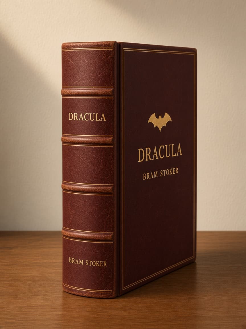 Oxblood calf Dracula by Bram Stoker